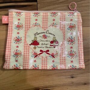 Vintage‎ Sanrio Marron Cream “Chocolat”pouch zip closure 1985, 1983
